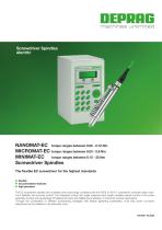 NANOMAT-EC / MICROMAT-EC / MINIMAT-EC Screwdriver spindle