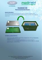 INSULATED TUB FOR PHARMACEUTICAL DISTRIBUTION