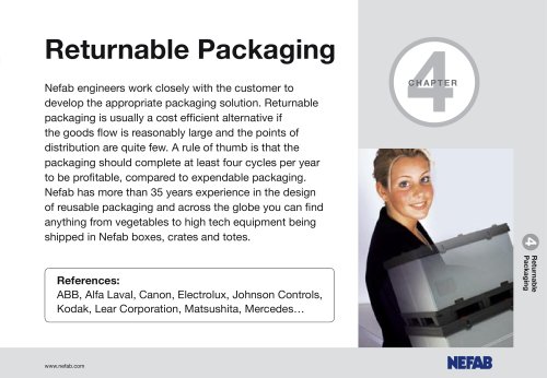 Returnable packaging