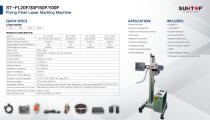 SUNTOP fiber flying laser marking machine ST-FL20F/30F/50F/70F/100F