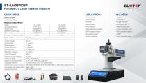 SUNTOP portable UV laser marking machine ST-UV03P/ST-UV05P