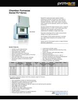 Chamber Furnaces Dental PLF Series