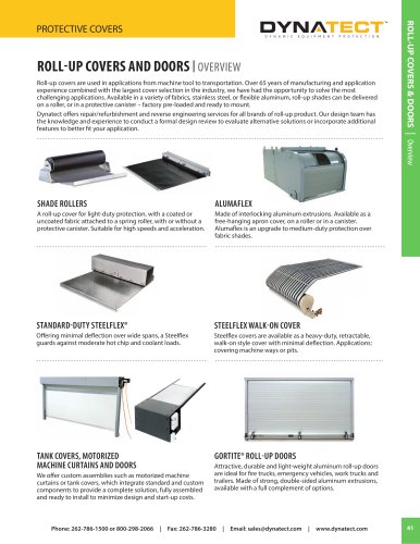 Roll Up Covers & Doors Catalog Section