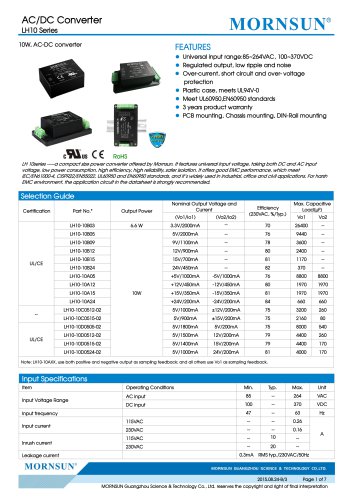 85~264VAC Universal Input LH10