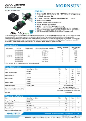 AC/DC Converter LD03-23BxxR2