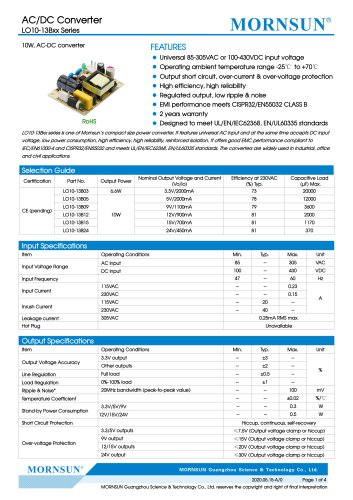 AC/DC Converter LO10-13Bxx