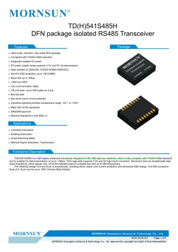 CAN / 485 /232 bus interface  TD(H)541S485H