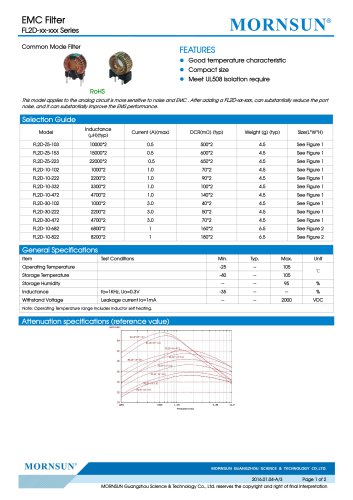 FL2D / Common Mode Filter