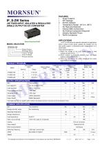 IF_S-1W / 1watt DC-DC converter / Single output