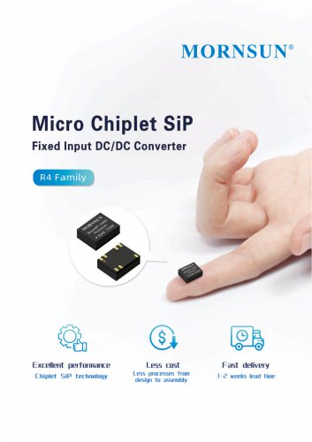 MORNSUN Fixed Input R4 Series Selection Guide (2020)