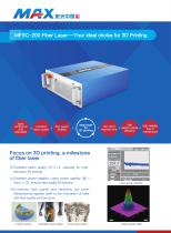 Maxphotonics MFSC-200 CW fiber laser for 3D printing