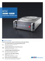 MFSC 1000W~1500W Single Module CW Fiber Laser