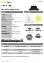 Compact Mg 240W LED High Bay