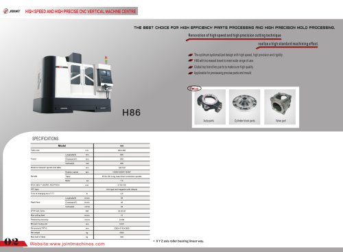 High precision Vertical machine center for mold processing