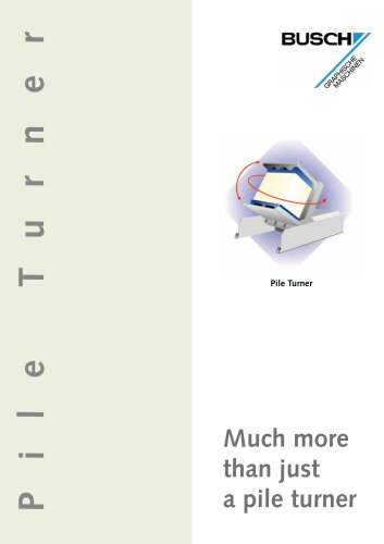 Brochure - Pile Turner series SE and SWH - GB version with metric units