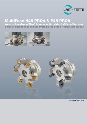 MultiFace H45 PRO4 & P45 PRO8 Brochure