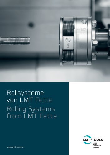 Rolling Systems from LMT Fette Brochure