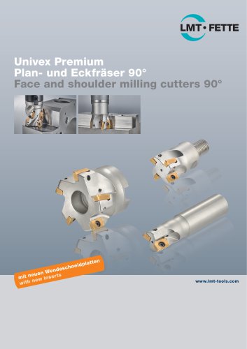 Univex Premium - Face and Shoulder Milling Cutters 90° Brochure