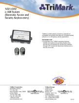 500-1000 e-ASK System (Electronic Access and Security Keyless-entry)