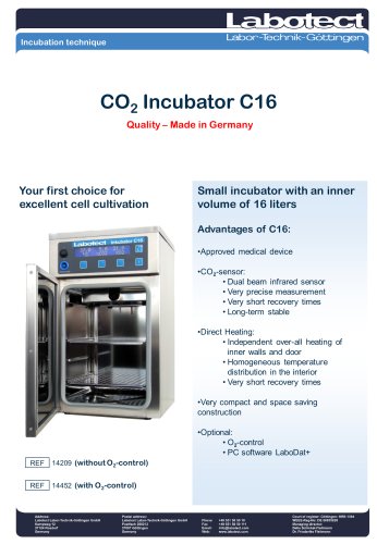 CO2 Incubator C16