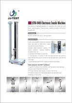 JJ-TEST  ELECTRONIC TENSILE MACHINE FOR PLASTIC FILM AND RUBBER