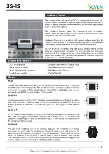 Irradiance Sensor (3S-IS)