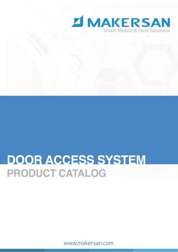 Makersan Door Access System Catalog