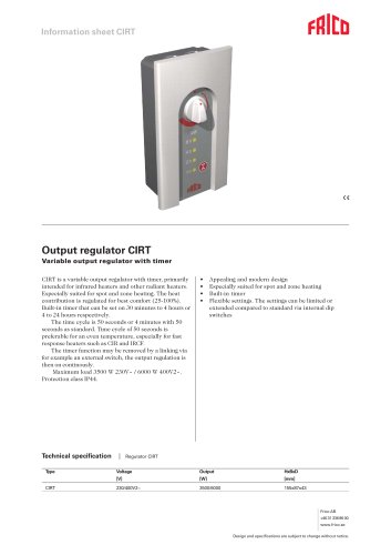 Output regulator CIRT  