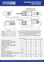 TDS - Attuatore lineare tipo PE40G - 1