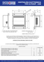 TDS - Centralina elettronica tipo S.FCEGP-USB