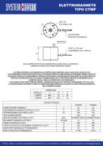 TDS - Elettromagnete di tenuta tipo CTMP - 1