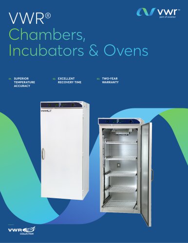 VWR® Chambers, Incubators & Ovens