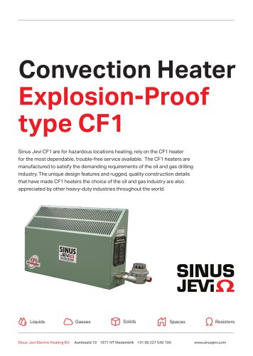 Explosion Proof Confection Heaters type CF1