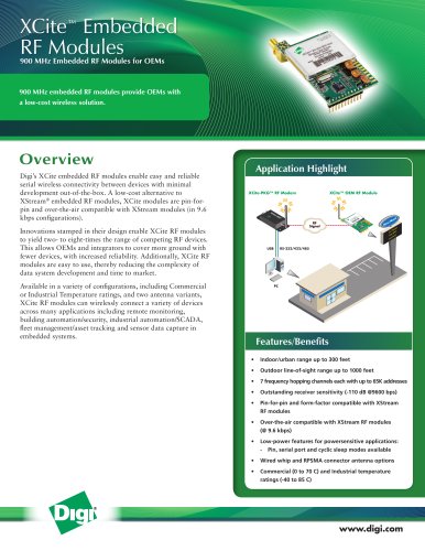 XCite? Embedded RF Modules