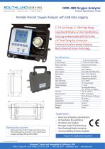 OMD-480 Portable Percent Oxygen Analyzer