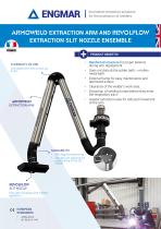 ARMOWELD Extraction and REVOLFLOW Extraction slit nozzle Data sheet