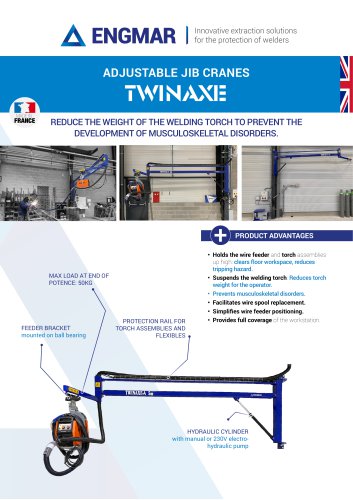 TWINAXE Jib crane Data sheet