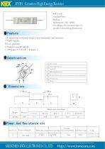 KWX  Ceramic Composition Resistor HVB1