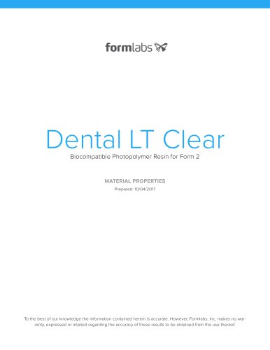 Dental LT Clear 2017