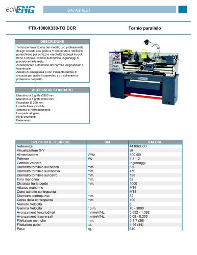 FTX-1000X330-TO