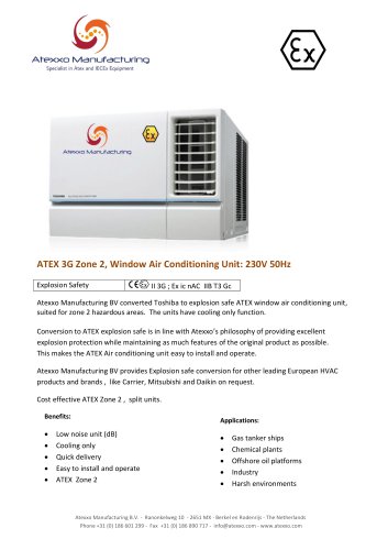 ATEX-WINDOW-AIR-CONDITIONER - AIR-EX-WM-50 - AIR-EX-WM-65