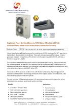 Explosion Proof Air Conditioners, ATEX Zone 2 Ducted AC Units