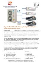 Explosion Proof VRV Air Conditioning, Cooling ATEX Split Systems