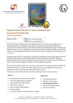 Product flyer explosion proof iPad (Ex Zone 2)