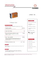 Fanso Cylindrical Li-MnO2 battery with high power CVR9V