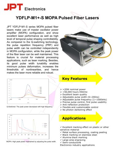 JPT Fiber Laser M1+  series  wide application range of material