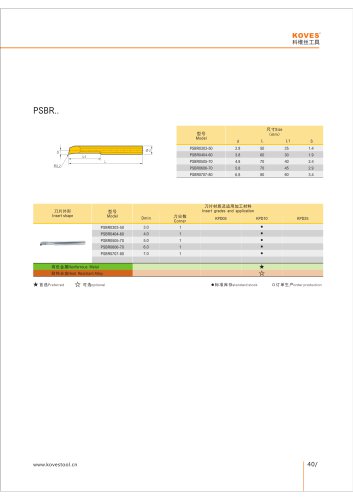 PSBR PCD DIAMOND INSERT