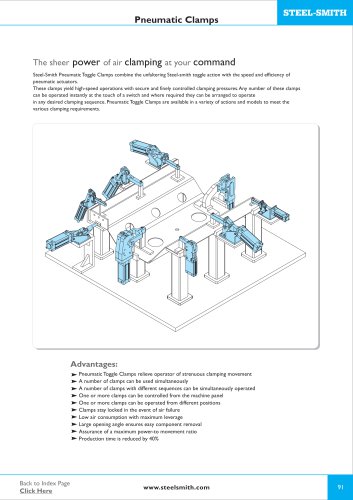 Pneumatic Clamps