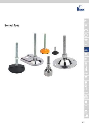 Swivel feet