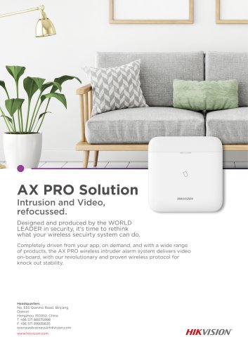 AX PRO Solution